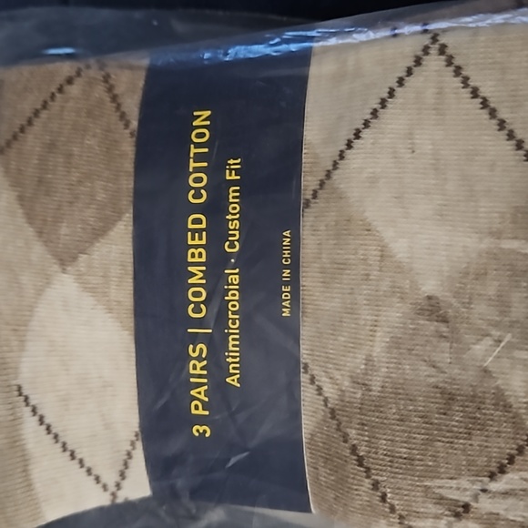 Mens Dress Socks- 3 Pack of Polo Ralph Lauren & 1 Pair Perry Ellis.NEW!!! - Picture 4 of 5
